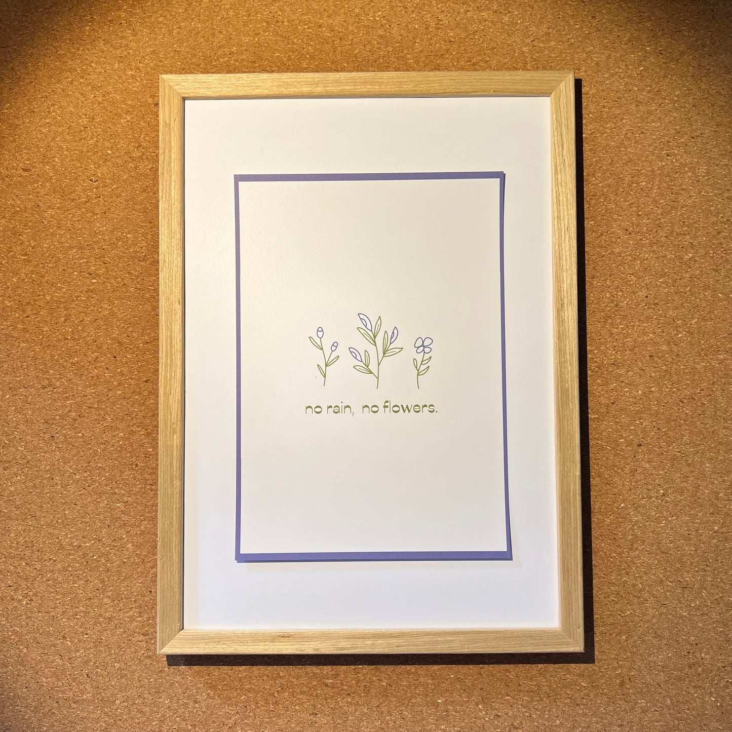 No Rain, No Flowers - Poster (20x30)