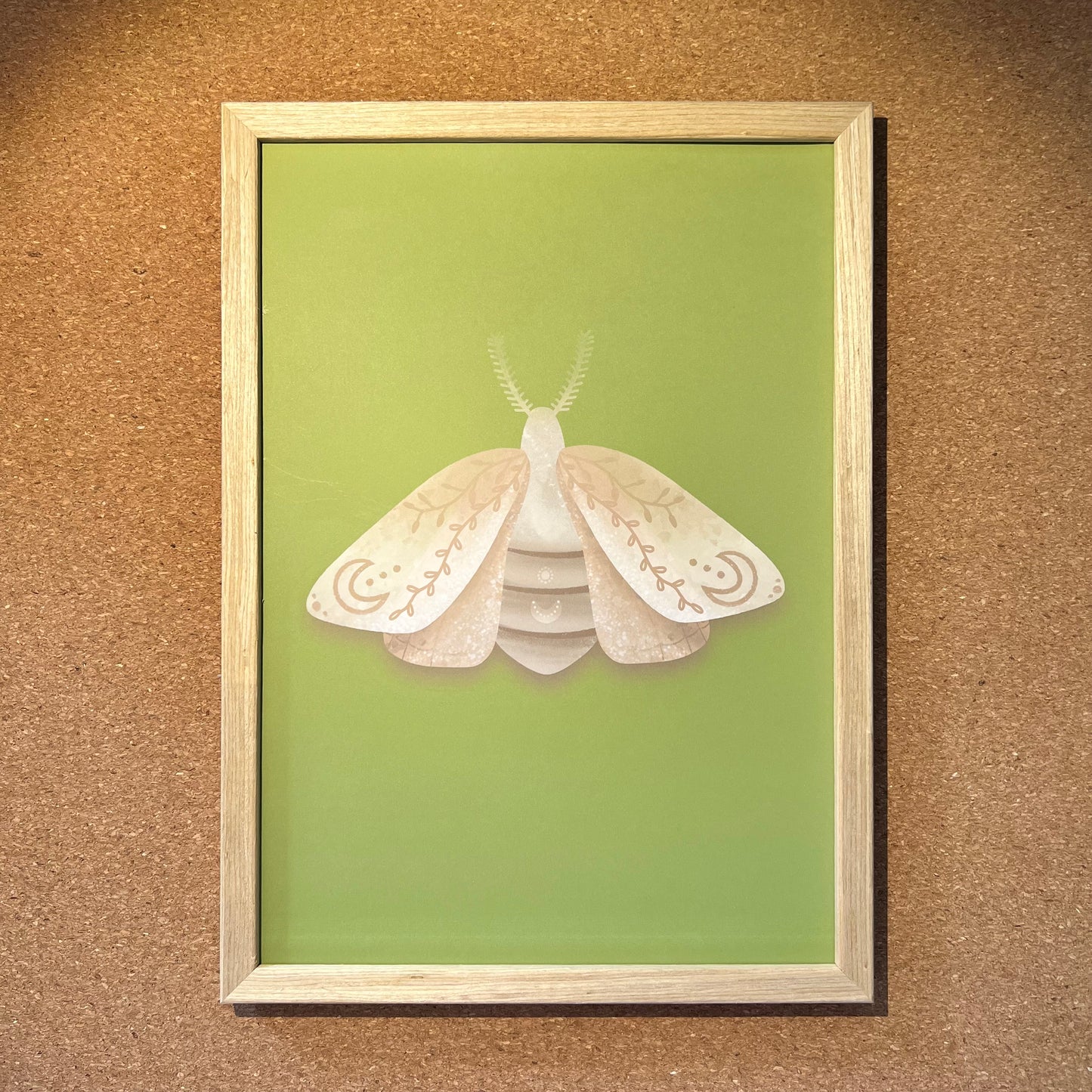Midnight Moth Green - Poster (20x30)