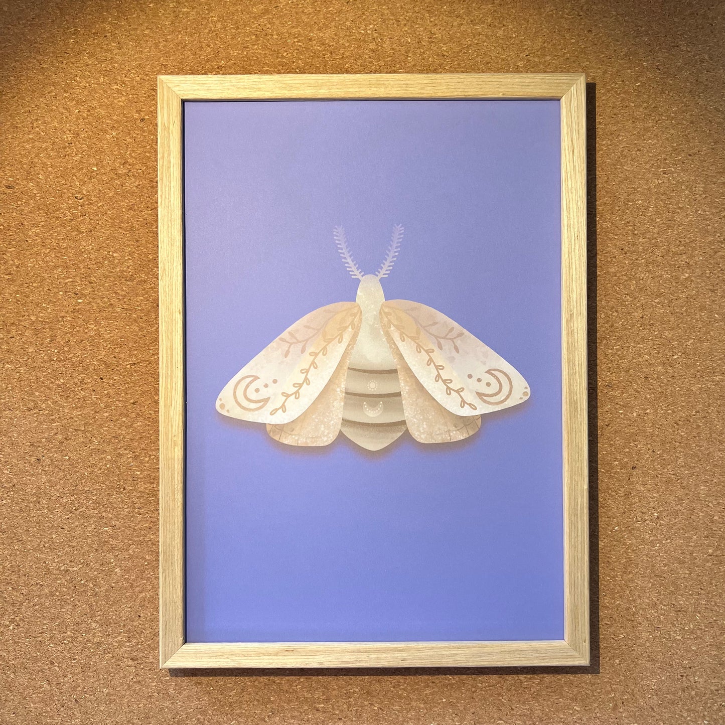 Midnight Moth Purple - Poster (20x30)