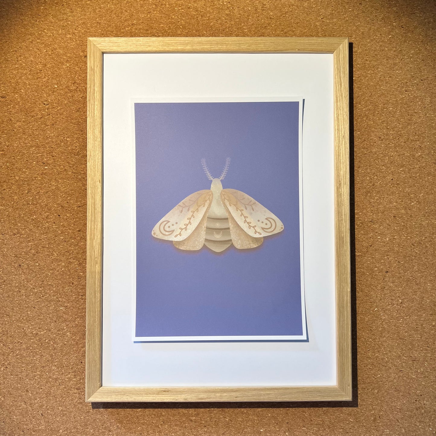 Midnight Moth Purple - Poster (15x20)