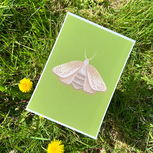 Midnight Moth Green - Poster (15x20)