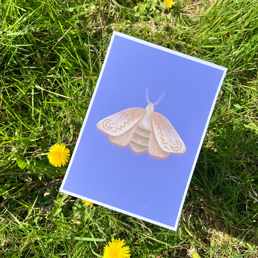 Midnight Moth Purple - Poster (15x20)