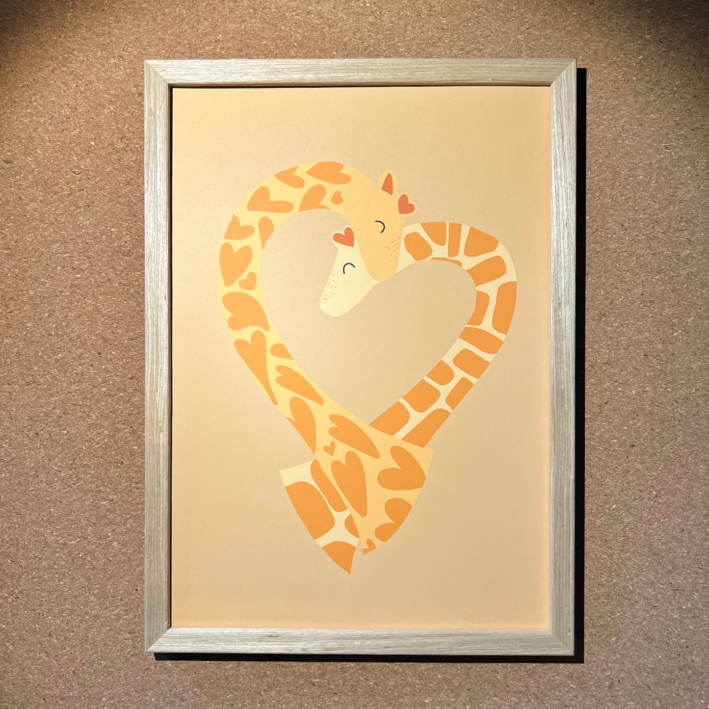 Giraffe Love - Poster (20x30)