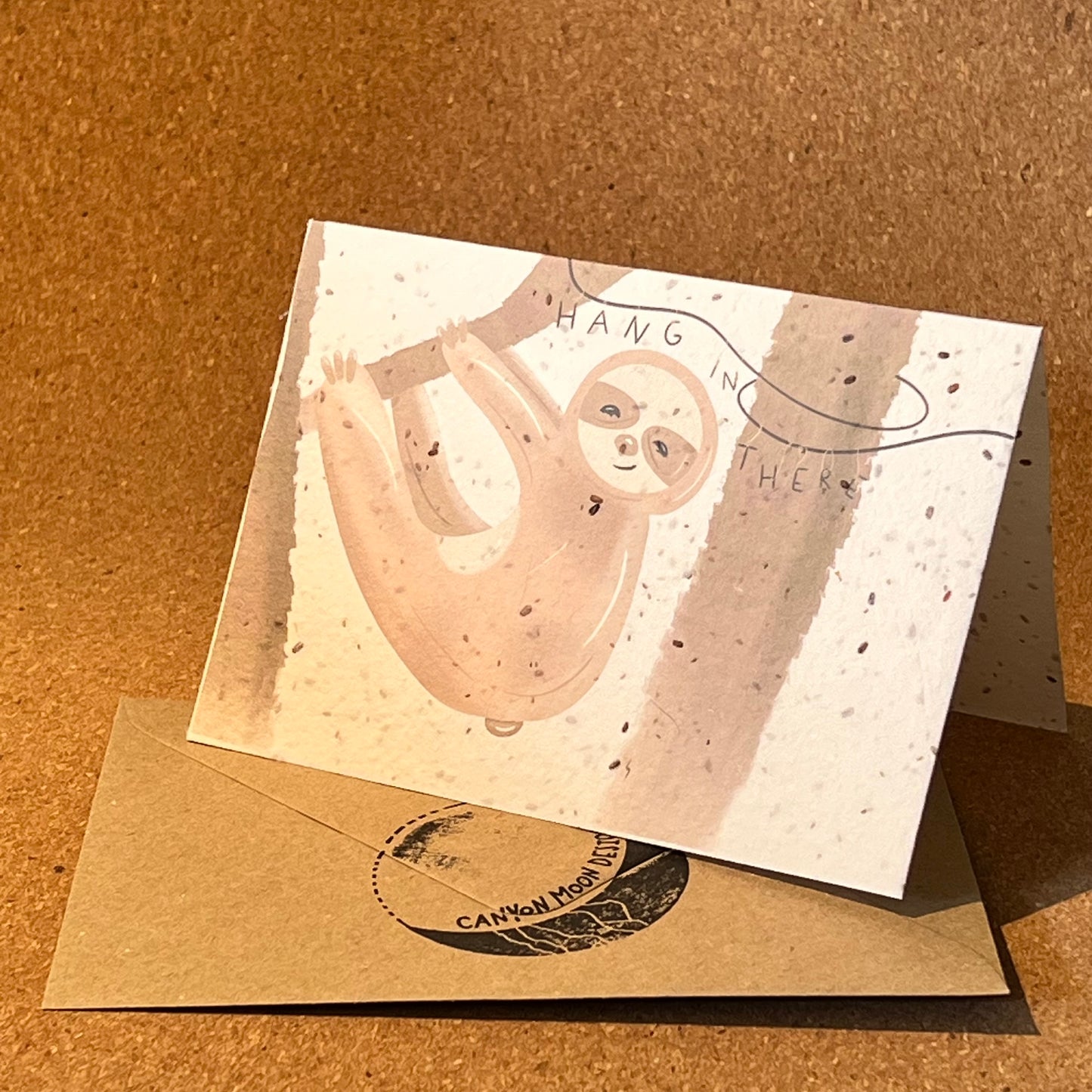 Hang In There - Postcard